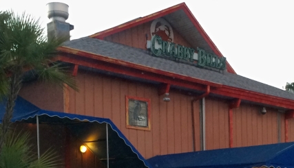 Crabby Bill's right on the beach in St. Petersburg